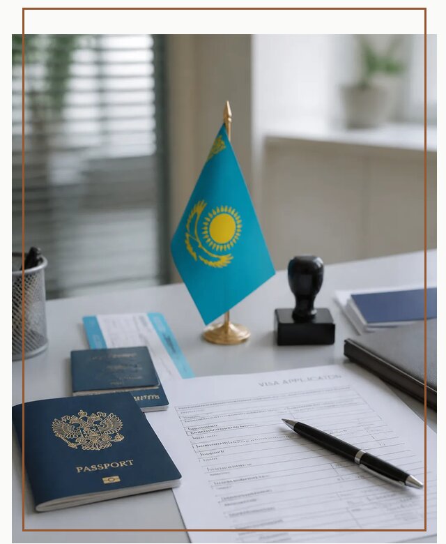 Оформление визы в Казахстан для поездки и работы в Гудермесе